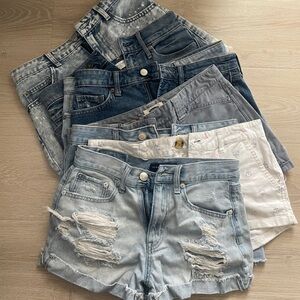 8 pairs of Denim Shorts